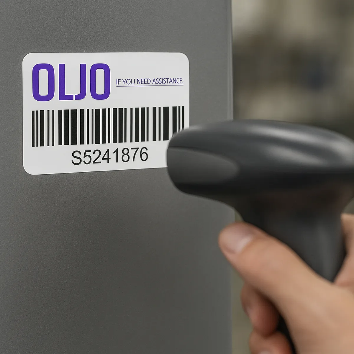 Autocollants avec incrémentation de codes barres fabriqués sur mesure.