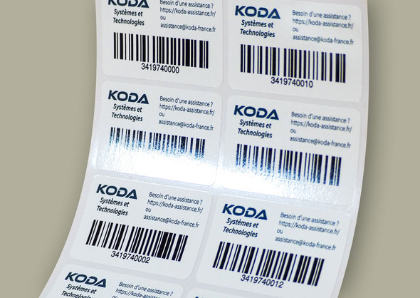 QR-Codes, Code-barres, Numéros de série...