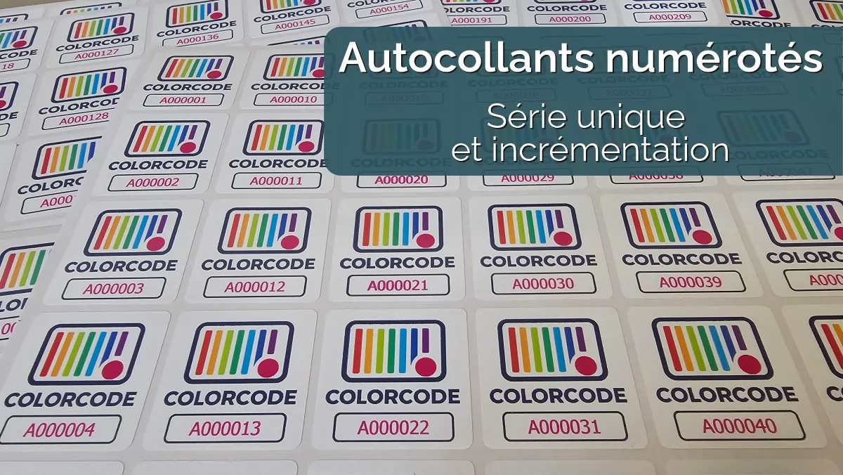 Autocollants avec numéros de série : une solution de traçabilité fiable
