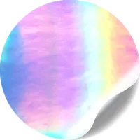 Support Iridescent pour impression d'autocollants