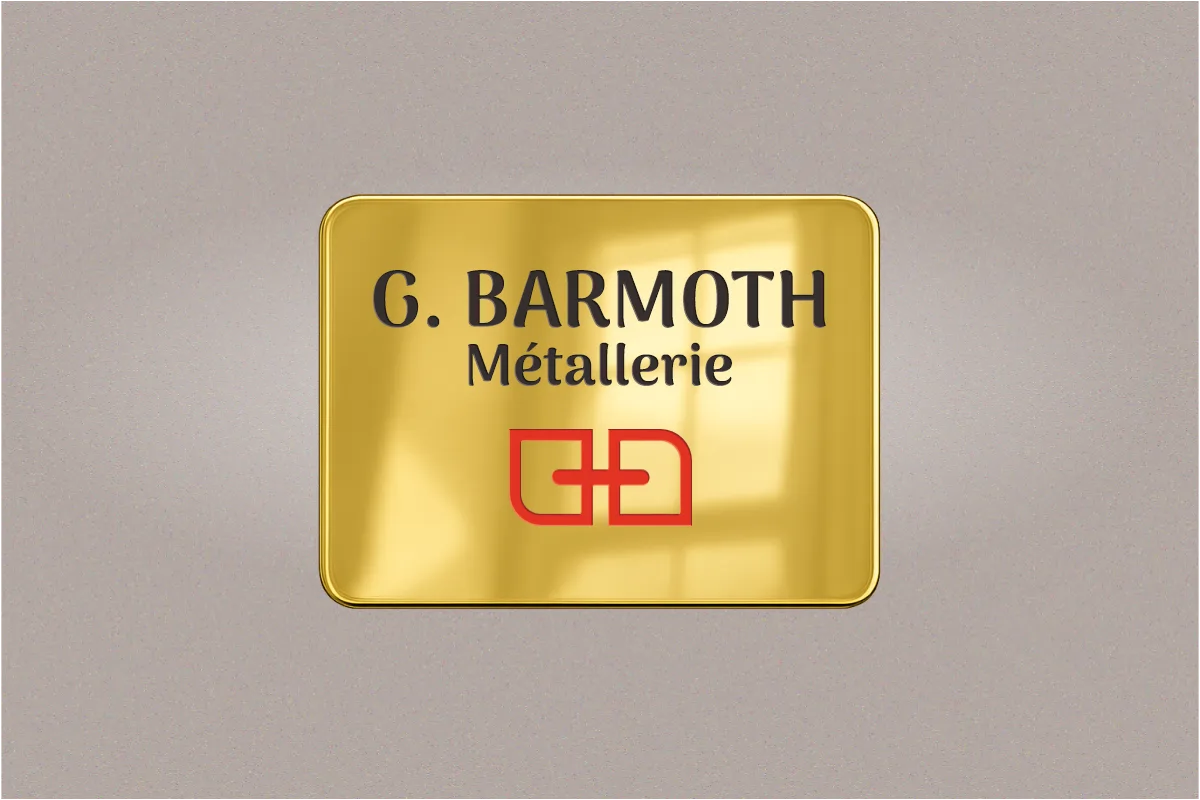 Plaque laiton gravée ou imprimée
