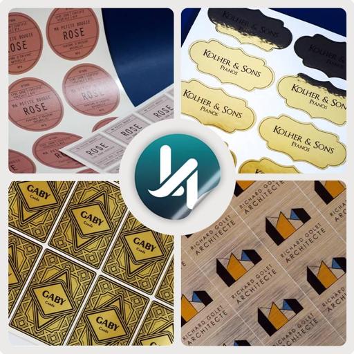 Planches d'autocollants en vinyle