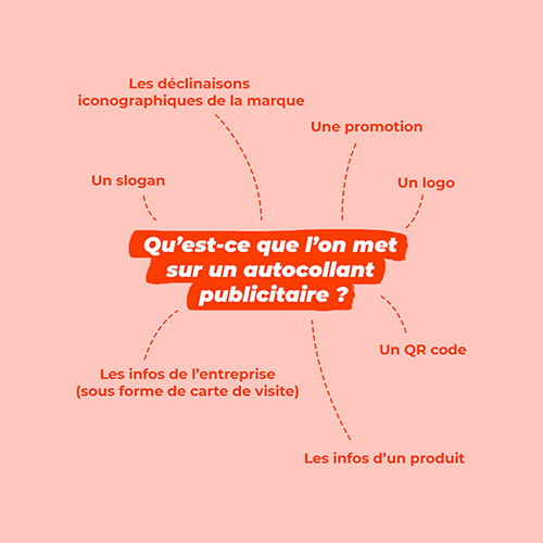 Autocollants publicitaires
