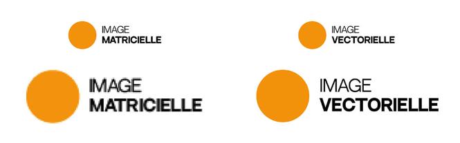 Image matricielle vectorielle