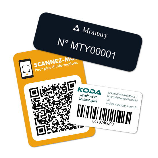 Impression de numéros de série, QR Code, Code Barre séquentiel sur étiquettes adhésives